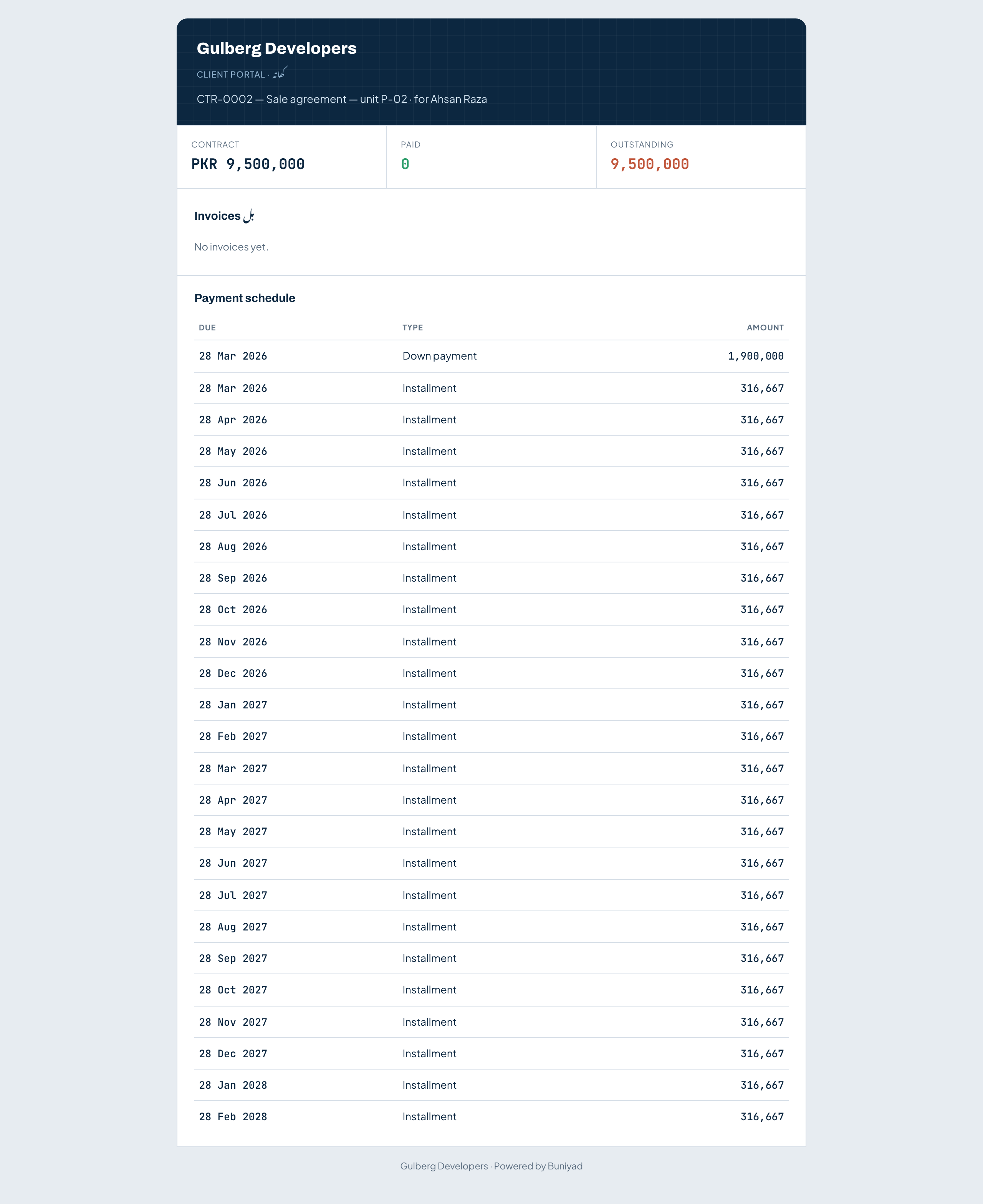 Client portal