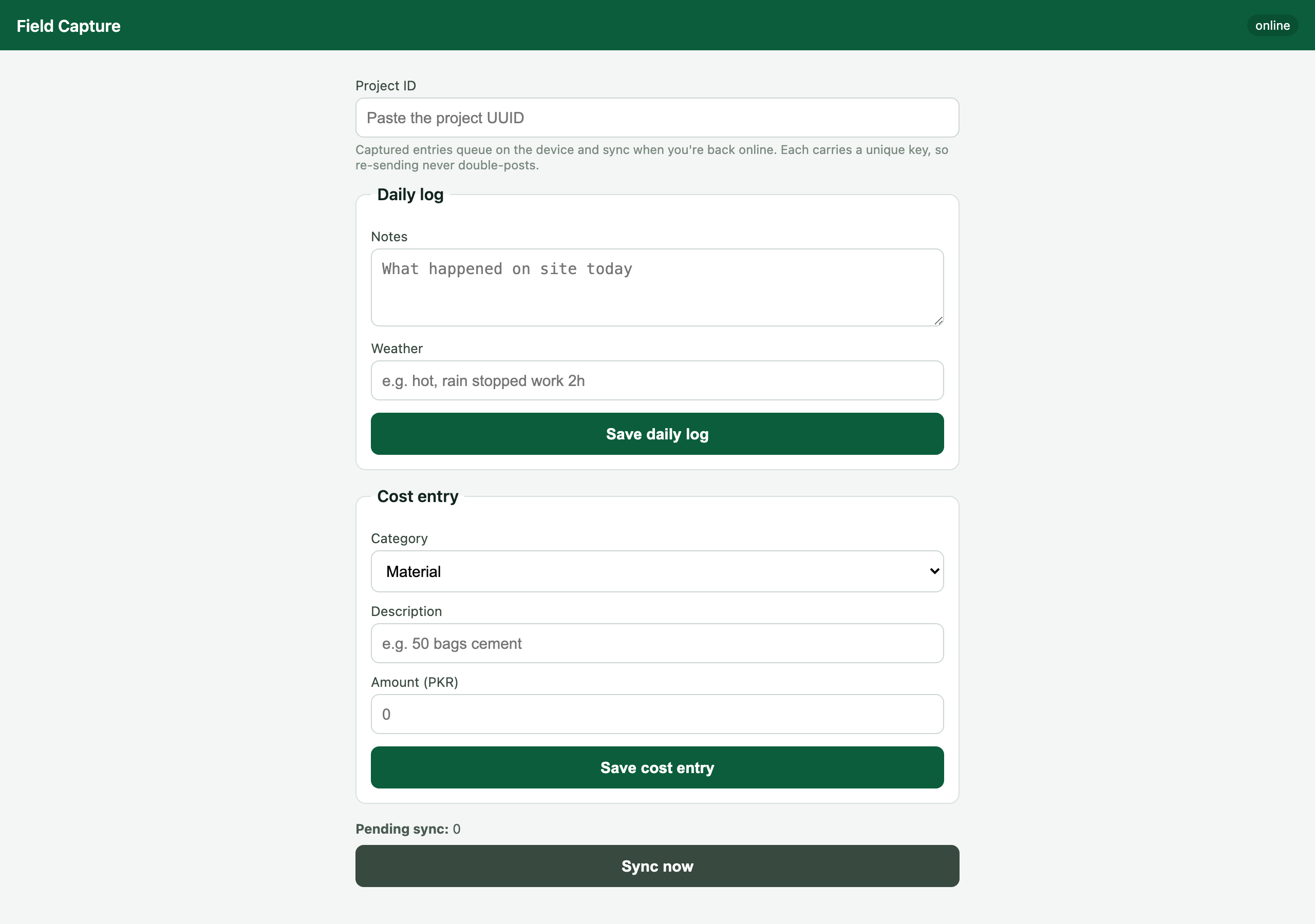 Site app